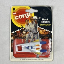 Rare Vintage 1980 Corgi Buck Rogers Starfighter Toy New picture