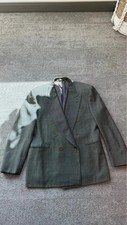 Canali Milano Double Breasted Gray Wool Blazer EU 50 Italy picture