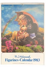 Vintage 1983 M.J. Hummel Goebel Figurines Calendar First Edition West Germany picture