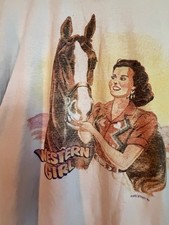 VINTAGE WESTERN TEE SHIRT CREAM picture