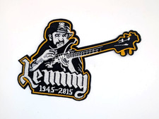 Motörhead Motorhead - Lemmy - 1945-2015 embroidered patch Rock heavy metal badge picture