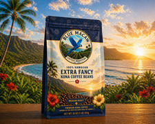 Extra Fancy Kona Coffee Beans Arabica Medium Roast Fresh Whole Bean 1lb 2lb picture