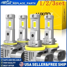4/8X 9005 H11 LED Headlight+Fog Light Super Bright bulb Kit 8000K White High Low picture
