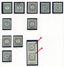 GREECE TURKEY 1875||1912 SPECIALIZED COLLECTION OF POSTAGE DUES MINT & USED picture