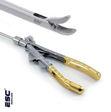 Laparoscopic Needle Holder Forceps Curved Jaw Laparoscopy Instruments picture