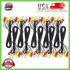 Lot of 10 NEW 3 Ft RCA A/V COMPOSITE Cable DVD/VCR/SAT/HDTV Yellow Red White picture