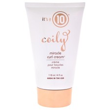 It's a 10 Haircare Coily Miracle Curl Cream, 4 4 Ounce (Pack of 1), white picture