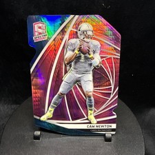 2019 Panthers Cam Newton Spectra Pink Die-cut Prizm 🔥6/20🔥Rare Pro Bowl Jersey picture