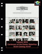 $16.00 Scott Value - 2016 IRELAND Easter Rebellion s/s 100th Anniv CV MNH NH UMM picture