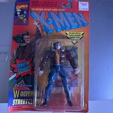 ToyBiz Marvel X-Men 7th Edition Wolverine Figure Street Clothes 1994 Vintage MOC picture