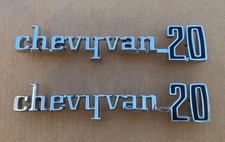 1971-1976 Chevy Van 20 Fender Emblems NOS GM 3970872 G20 NEW picture