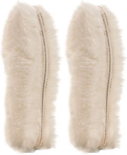 [2 Pair]Real Pure Sheepskin Luxury Insoles Sheepskin Lambswool Blended Shoe Inso picture
