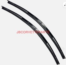 1984-1993 Corvette Windshield Wiper Blades PAIR 2 Black Finish Original C4 NEW picture