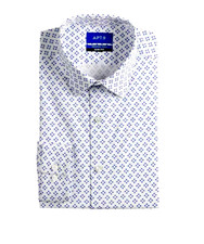 New $45.00 APT.9 Men Premier Flex Long Sleeve Slim Fit Shirt XXL 18-18 1/2 34/35 picture