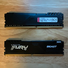 Kingston FURY Beast 32GB (2x16GB) DDR4-3200 DIMM 288-Pin Non-ECC KF432C16BB/16 picture