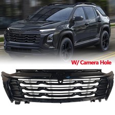 For 2025-2026 Chevy Equinox LT Front Bumper Grille w/ Camera Hole Gloss Black picture