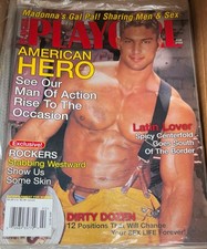 Playgirl Magazine Feb, 2002. American Hero Iconic Issue. New Factory Sealed Bag picture