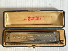 VINTAGE M. HOHNER 64 CHROMATIC PRO MODEL 280 HARMONICA IN KEY OF C 16-HOLES picture