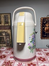 VTG Zojirushi Airpot 2.2 litre RETRO Floral 80'S JAPAN VAM-2200 picture