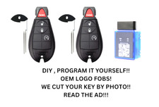 DIY Pair OEM RAM 2013-2017 Fobik GQ4-53T 68508721AA + Key Cutting picture