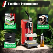 Heat Press Machine 900W Mini Manual Heat Presser Heavy Duty Hot Press Stamping picture