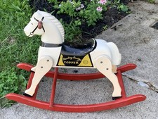 Vintage Hopalong Cassidy Wonder Pony Rocking Horse Rich Toys Complete picture