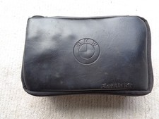 BMW First Aid Kit In Black zipper bag case with Contents picture