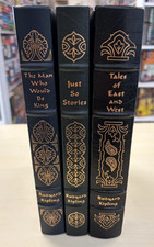 Rudyard Kipling Three Volumes Easton Press Leather picture