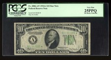 DBR 1934-A $10 FRN STAR Boston Fr. 2006-A* PCGS 25 PPQ Serial A01383685* picture
