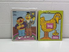 VTG 1973 Sesame Street Playskool 315-13 Big Bird & 315-30 Bert & Ernie picture