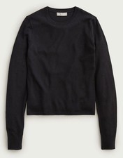 J. Crew BlackLong-SleeveCrewneck Sweater✨Size S picture