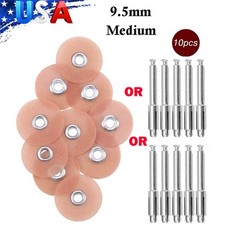 50pcs/pack Dental Composite finishing polishing discs 9.5mm Medium /Mandrel picture