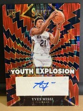 2024-25 Panini Select - Youth Explosion Signatures Yves Missi #YE-13 Red /99 picture