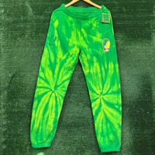Nike x Oregon Ducks x Grateful Dead green Tie-Dye Joggers Size Small  picture