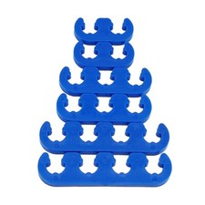 7mm 8mm Spark Plug Wire Separators Dividers Looms 9877 Blue fit Ford Chevy Mopar picture