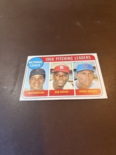 1969 Topps - League Leaders Bob Gibson, Juan Marichal, Fergie Jenkins #10 picture