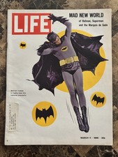 March 11, 1966 - Life Magazine - Adam West - Batman Superman Marquis BEAUTY picture