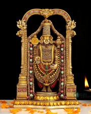 Resin Hindu God Lord Handcrafted Tirupati Balaji  Statue Idol Figurine picture