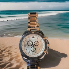 Maui Divers Men's Chronograph Watch Swiss Movement Hawaii Made 8.5