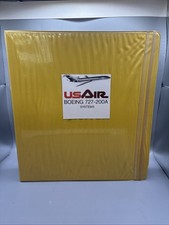 Vintage USAir Boeing B-727-200A Flight Department Training Study Guide Manual picture