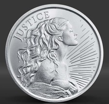 2026 JUSTICE Silver Shield 1 oz. Round Coin picture