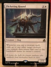 MTG - Flickering Hound - Reality Fracture Regular - Pack Fresh 0007 picture