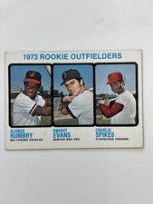 1973 Topps - High Number Dwight Evans, Al Bumbry, Charlie Spikes #614 (RC) picture