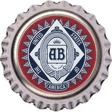 Budweiser Silver Bottle Cap - Anheuser-Busch picture
