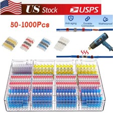 50-1000Pcs Solder Stick Sleeve Heat Shrink Wire Butt Seal Connection Terminals picture