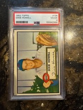 1952 Topps Dixie Howell #135 PSA 4 picture