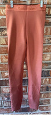 Outdoor Voices Women’s Solid Orange Ankle Leggings Stretch Lined S 25