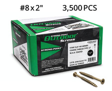 QTY 3500  #8 X 2