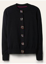 Boden Howe Embellished Button Cardigan Medium picture