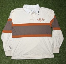 AUTHENTIC HOLLISTER UNIV OF TEXAS LONGHORNS LONG SLEEVE RUGBY SHIRT Size M picture